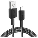 Anker 322 USB tip-A na USB tip-C kabl M/M 0.9m, 18W, pleteni, crni Cene