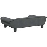  Krevet za pse tamnosivi 70 x 48 x 22 cm baršunasti | shoptok.hr