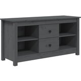 Maison Chic TV omarica - TV stojalo - Televizijska omarica siva 103x36,5x52 cm trdna borovina, (21701117) Cene