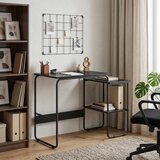  Stol s pohranom Crni hrast 100 x 50 x 75 cm u