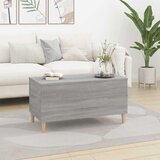  Stolić za kavu siva boja hrasta 90x44,5x45 cm konstruirano drvo | shoptok.hr