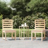  Vrtne stolice 2 kom 50x48x91,5 cm od masivne borovine | shoptok.hr