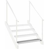  Rešetkasta stepenica 90 x 24 x 7 cm od pocinčanog čelika | shoptok.hr