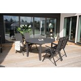 Venture Home Marbella okrugli vrtni blagovaonski stol ⌀140 cm, crni | shoptok.hr