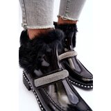 S. BARSKI Women's Flat Heel and Platform Ankle Boots Black Linestta | ePonuda.com