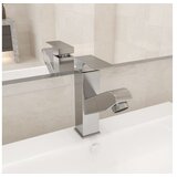  Kopalniška armatura za umivalnik izvlečna srebrna 157x172 mm | Shoptok.si