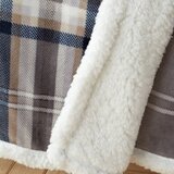 Catherine Lansfield Siva odeja iz sherpa flisa 130x170 cm Kelso Check – | Shoptok.si