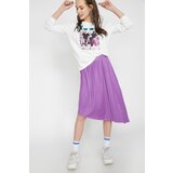 Koton Skirt - Purple - Midi Cene