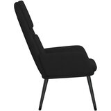  Stolica za opuštanje od tkanine crna | shoptok.hr
