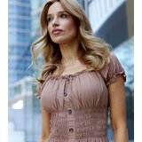 UR/CEO Brown dress with ruching Balita | Shoptok.si