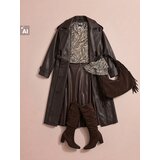 Sinsay Midi suknja od umjetne kože | shoptok.hr