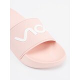 Shelvt Pink flip-flops with inscription | Shoptok.si