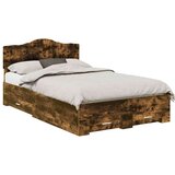  Konstrukcija postelje z vzglavjem Dimljeni oreh 120 x 200 cm, (5000102548) | Shoptok.si