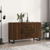  Komoda smeđa boja hrasta 100 x 36 x 60 cm od konstruiranog drva | shoptok.hr