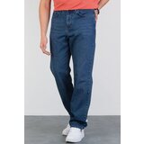 Dewberry 52334 Baggy Fit Relaxed Cut Hlt Loose Mens Jeans-BLUE | shoptok.hr