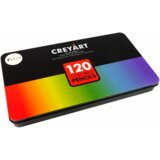 Set of 120 Art Crayons Metal Container | shoptok.hr