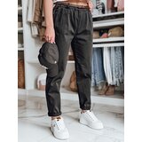 DStreet Spodnei damskie chinosy z paskiem RELCIX czarne | Shoptok.si