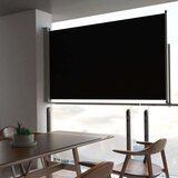  Zložljiva stranska tenda za teraso 140x300 cm črna, (20609614) Cene