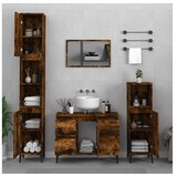  3-dijelni set kupaonskog namještaja boja hrasta drveni | shoptok.hr