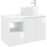  Set namještaja za kupaonicu 2 kom. Bijela visokog sjaja 49,5 x 44,5 x 80 cm | shoptok.hr