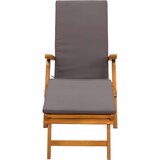  Zložljiv in nagibni ležalnik 2 pcs Siva 55 x 146 x 91 cm, (5000269141) | Shoptok.si