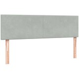 vidaXL Box Spring postelja z vzmetnico svetlo siva 160x220 cm žametna | Shoptok.si