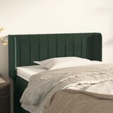 vidaXL Uzglavlje s ušima tamnozeleno 83x16x78/88 cm baršunasto | shoptok.hr