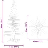  | Drveno božićno drvce | s stalakom prirodno 90 cm Masivna borovina | shoptok.hr