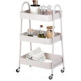 Vilde 568116 - metalna polica sa 3 nivoa (be?, 44×31,5×78,5 cm Cene