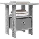  Nočna omarica 2 pcs Siva Sonoma 41 x 40 x 45 cm Konstruiran les, (5000233554) | Shoptok.si