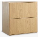  Zidni element modul komoda 2 fioke top.hrast boja Cene