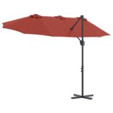  Senčnik Terakota 372 x 198 x 243 cm Poliester in aluminij, (5000187712) | Shoptok.si