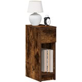 vidaXL Noćni ormarići s ladicom 2 kom dimljeni hrast 20x36x60 cm Cijene