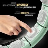  Hhm13 hula hoop zeleni magnetski s utegom + brojačem hms | shoptok.hr