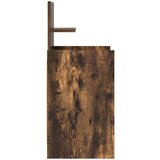 vidaXL Noćni ormarići s 2 ladice 2 kom dimljeni hrast 38x34x80 cm | shoptok.hr