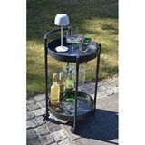 Garden Pleasure Kovinska okrogla vrtna mizica ø 40 cm Calla – | Shoptok.si
