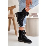 Boto Women's Lined Workery Boots with Zip Black Mivael | Shoptok.si