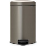 Brabantia Ko&scaron; za smeti s pedalom 20 L s plastičnim vložkom - platina cene