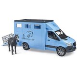 Bruder Transporter za životinje s konjem MB Sprinter 2674, Plavi | Eponuda.ba