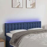  Uzglavlje plavo 144x5x78/88 cm od tkanine | shoptok.hr