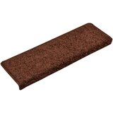  Preproge za stopnice 10 kosov 65x21x4 cm rjave, (20980940) | Shoptok.si