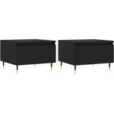  Stolići za kavu 2 kom crni 50 x 46 x 35 cm konstruirano drvo | Eponuda.com