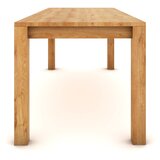  Hrastov stol 200 x 80 cm, prirodan, svilenkasto polumat | shoptok.hr