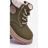 Boto Children's Trapper Boots with a Zip and Sheepskin Zilelone Marialee | shoptok.hr