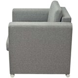  Fotelj svetlo sivo blago | Shoptok.si
