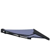  Motorizirana kazetna tenda 400 x 300 cm plavo-bijela | shoptok.hr