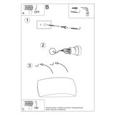  Sollux SL.0835 - Zidna lampa PONTIUS 1xG9/40W/230V | Eponuda.com