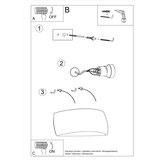  Zidna lampa keramika PONTIUS | shoptok.hr