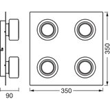 Osram LED plafonsko svetlo za kupatilo ORBIS FLAME 4xLED/5,5W/230V IP44 belo | Eponuda.com