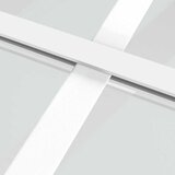  Klizna vrata od stakla ESG i aluminija 76 x 205 cm bijela | shoptok.hr